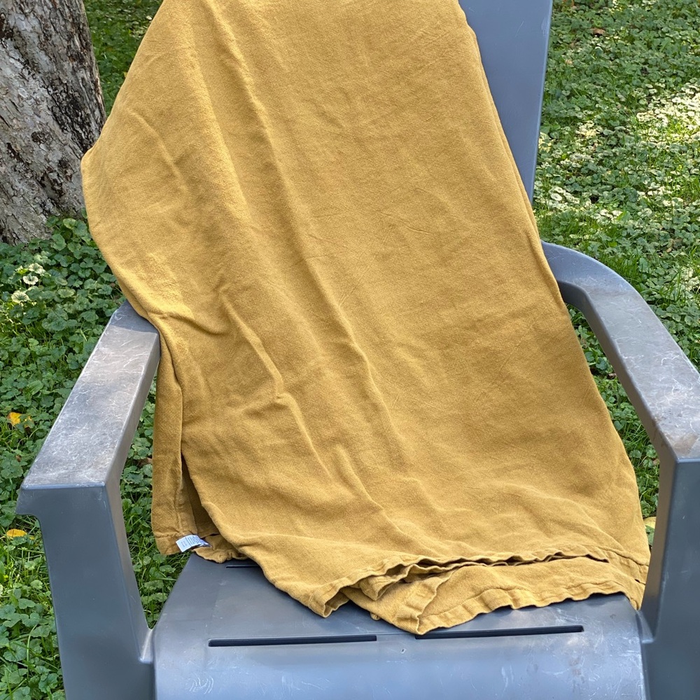 Parachute Ochre 100% Linen King/Cal King Bed Blanket